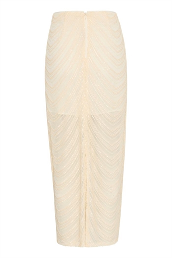 Gestuz, Glira Pailletnederdel, Butter Yellow